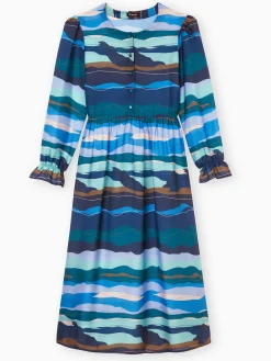 Femme Daxon Robe manches bouffantes