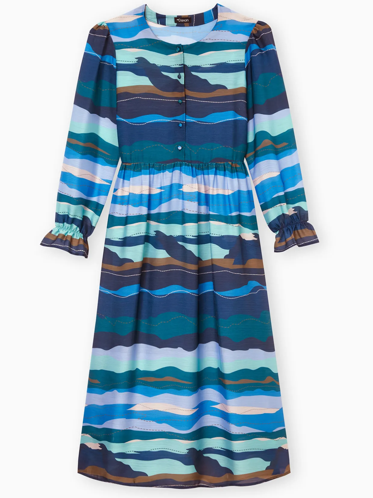 Femme Daxon Robe manches bouffantes