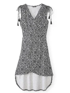 Femme Daxon Robe sans manches en maille jersey