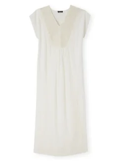 Femme Daxon Robe sans manches en voile de coton