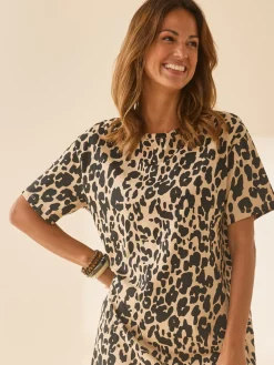 Femme Daxon Robe tee-shirt coupe ample