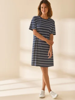 Femme Daxon Robe tee-shirt coupe ample