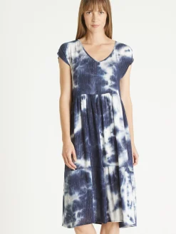 Femme Daxon Robe tie and dye à volants