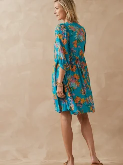 Femme Daxon Robe évasée en crêpe