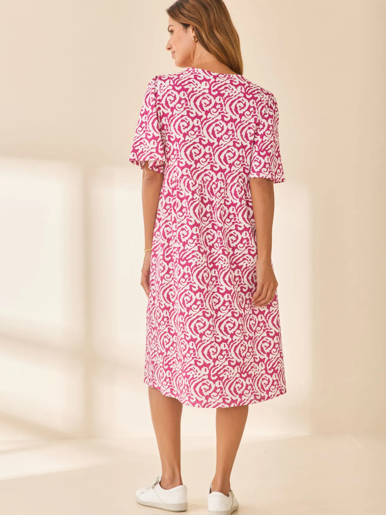 Femme Daxon Robe évasée élastiquée taille