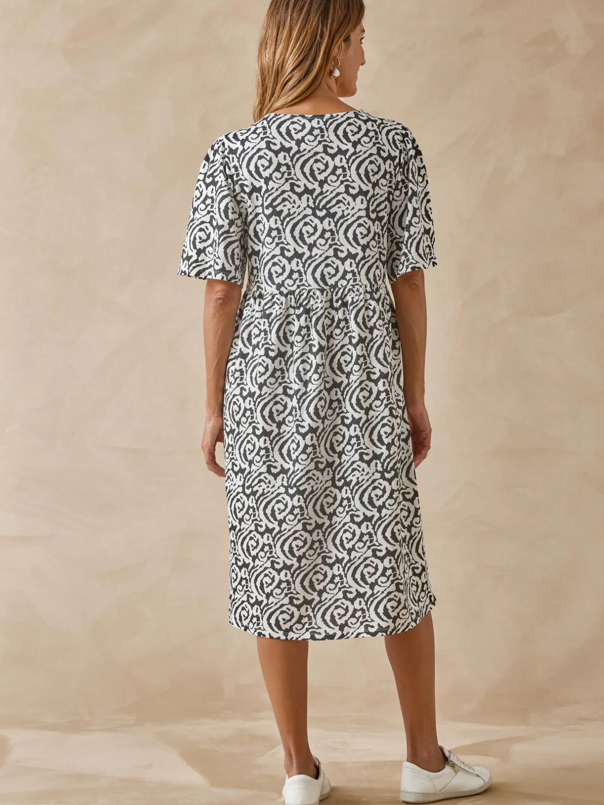 Femme Daxon Robe évasée élastiquée taille