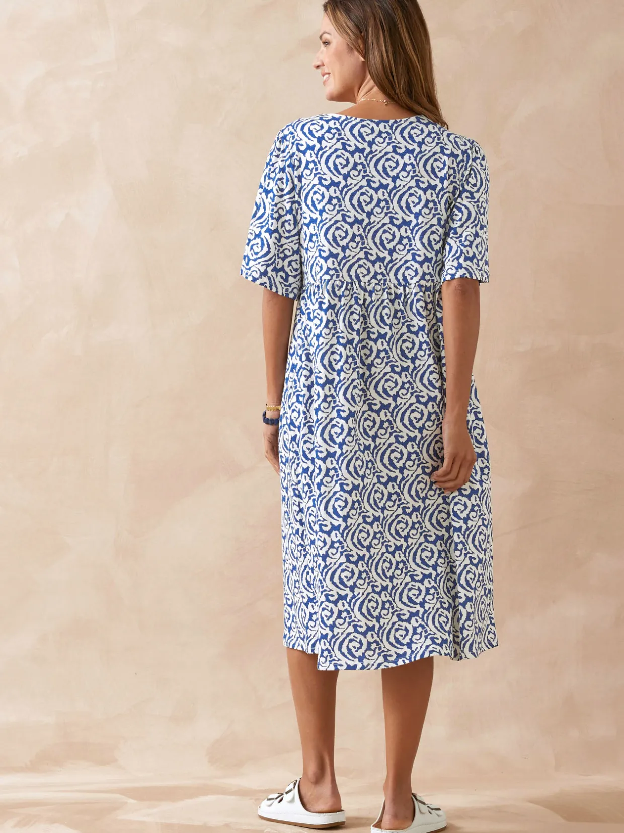 Femme Daxon Robe évasée élastiquée taille