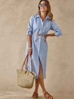 Femme Daxon Robe-chemise toute boutonnée