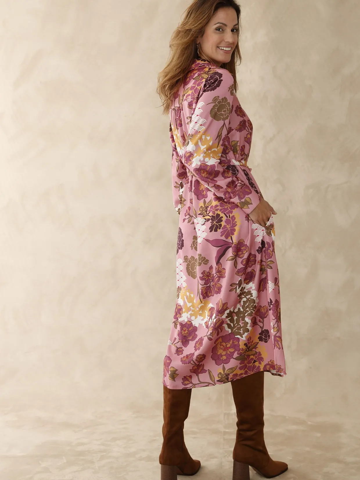 Femme Daxon Robe-chemisier manches longues