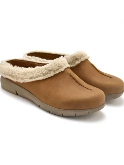 Femme Pédiconfort Sabos cuir velours semelle amovible