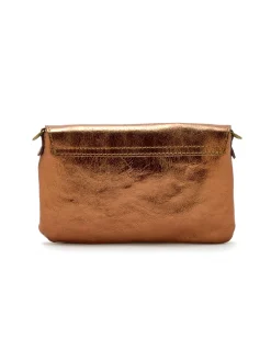 Femme Daxon Sac pochette en cuir à bandoulière