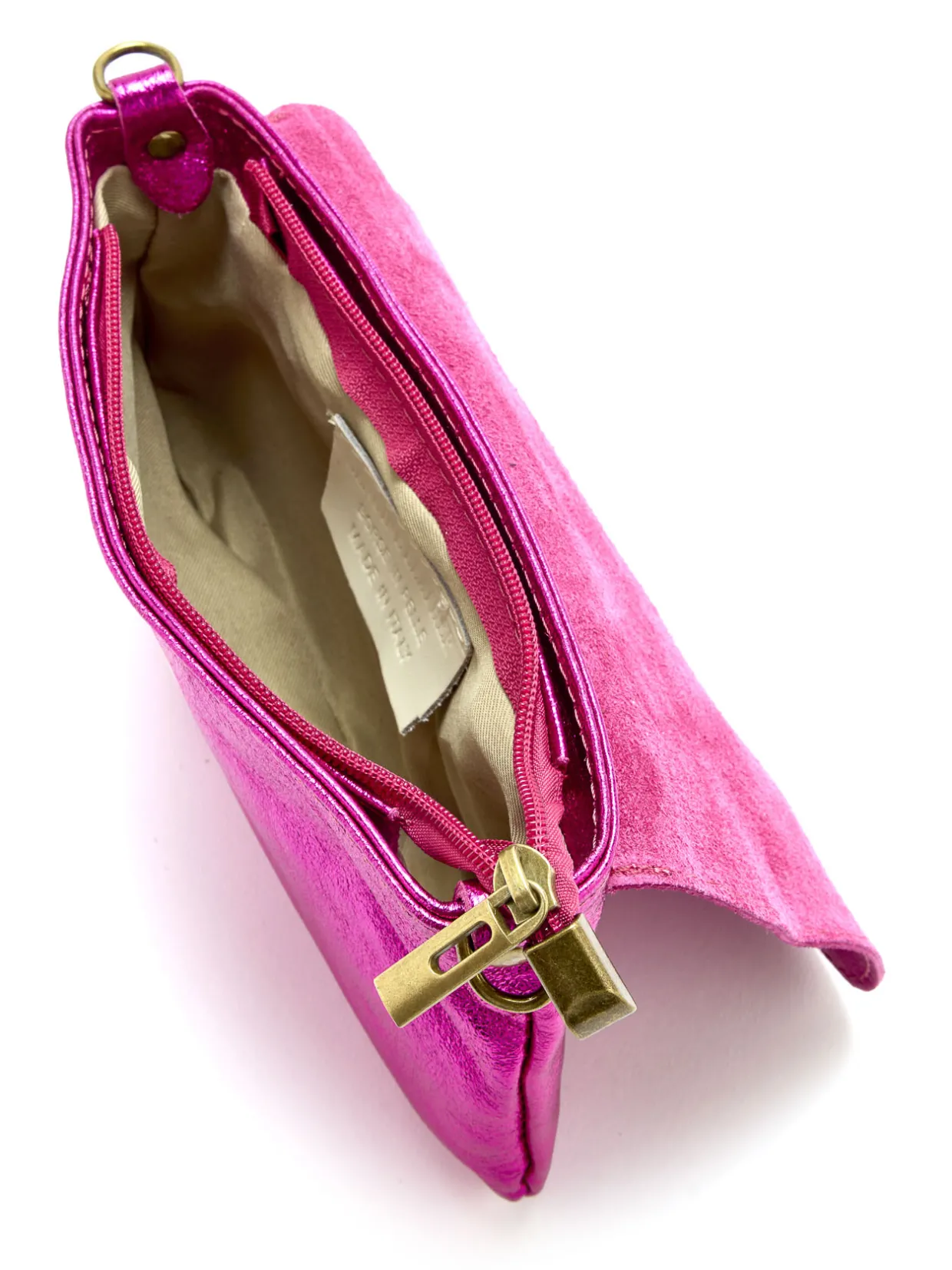 Femme Daxon Sac pochette en cuir à bandoulière