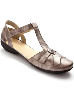 Femme Pédiconfort Salomés à patte scratchée