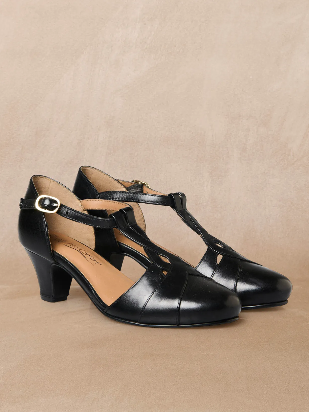 Femme Pédiconfort Salomés à talon à aérosemelle