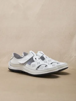 Femme Pédiconfort Salomés ajourés à scratch