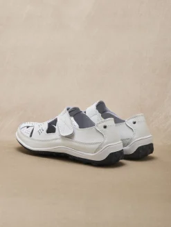 Femme Pédiconfort Salomés ajourés à scratch