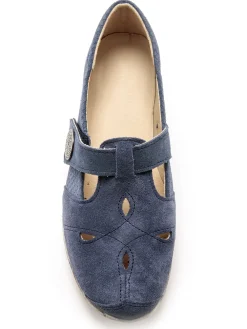 Femme Pédiconfort Salomés fantaisie à scratch