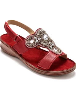 Femme Pédiconfort Sandales à aérosemelle ultra larges