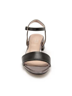 Femme Pédiconfort Sandales à bride en cuir