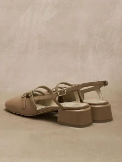 Femme Pédiconfort Sandales à brides cuir verni