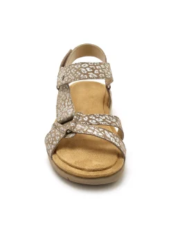 Femme Pédiconfort Sandales à double patte scratch