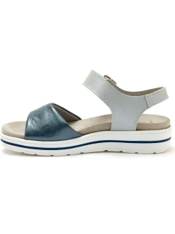 Femme Pédiconfort Sandales à patte scratch sous boucle