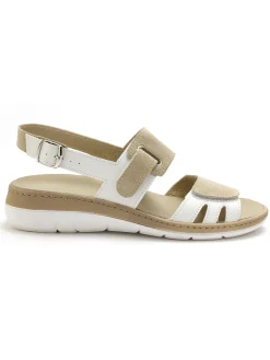 Femme Pédiconfort Sandales à pattes scratch