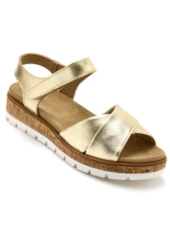 Femme Pédiconfort Sandales à scratch aérosemelle amovible