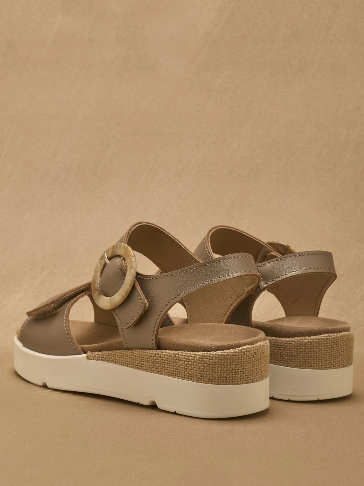 Femme Pédiconfort Sandales à scratch aérosemelle amovible