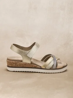 Femme Pédiconfort Sandales à scratch aérosemelle amovible