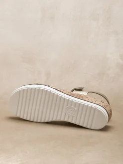 Femme Pédiconfort Sandales à scratch aérosemelle amovible