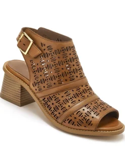 Femme Pédiconfort Sandales ajourées en cuir