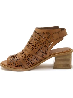 Femme Pédiconfort Sandales ajourées en cuir