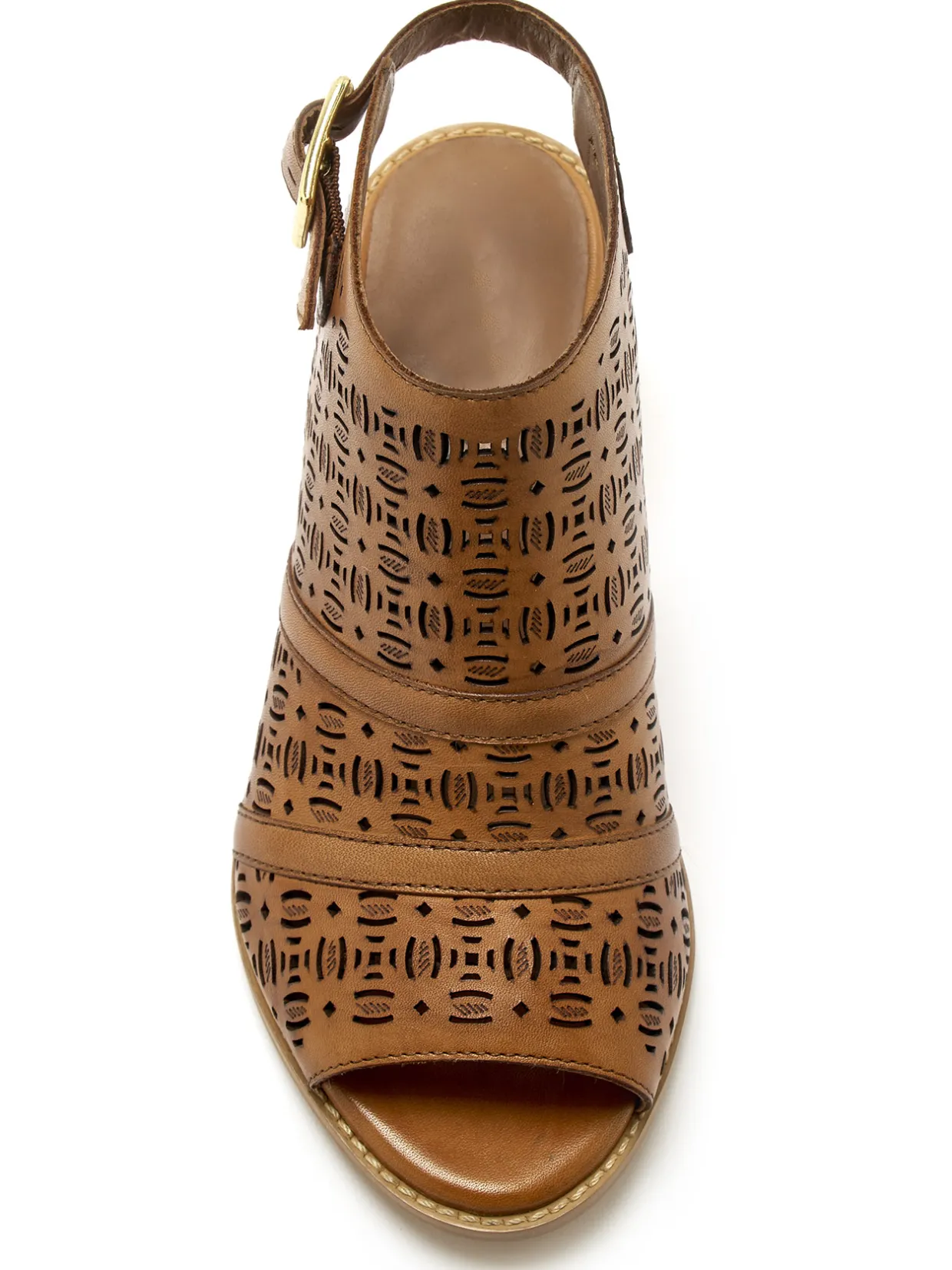 Femme Pédiconfort Sandales ajourées en cuir