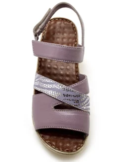 Femme Pédiconfort Sandales aérosemelle® mémoire de forme.