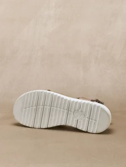 Femme Pédiconfort Sandales compensées semelle amovible