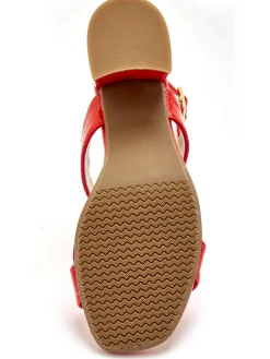 Femme Pédiconfort Sandales cuir à talon