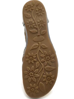 Femme Pédiconfort Sandales cuir ajouré