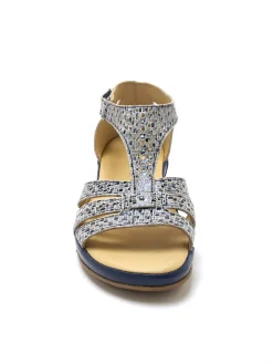 Femme Pédiconfort Sandales cuir ajouré