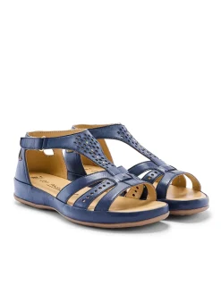 Femme Pédiconfort Sandales cuir ajouré