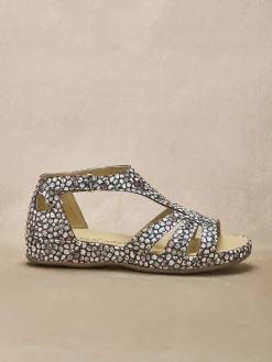 Femme Pédiconfort Sandales cuir ajouré