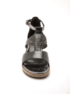 Femme Pédiconfort Sandales cuir motifs ajourés