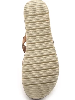 Femme Pédiconfort Sandales cuir motifs ajourés