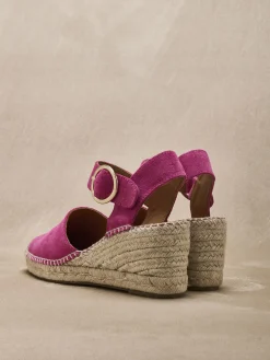 Femme Pédiconfort Sandales cuir velours