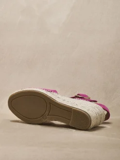 Femme Pédiconfort Sandales cuir velours