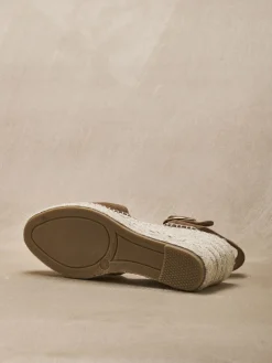 Femme Pédiconfort Sandales cuir velours