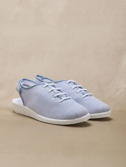 Femme Pédiconfort Sandales en toile ouverture totale