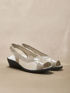 Femme Pédiconfort Sandales extensibles élastique arrière