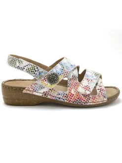 Femme Pédiconfort Sandales extra larges ouverture totale