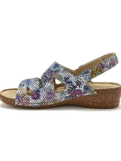 Femme Pédiconfort Sandales extra larges ouverture totale